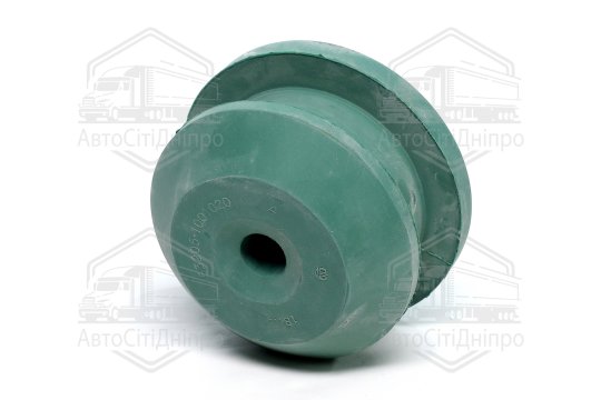 Подушка опори двигуна КАМАЗ 53205,4308,УРАЛ 4320 передньої (каучук) нового зразка (DETALKA)
