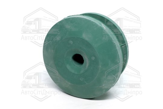 Подушка опори двигуна КАМАЗ 53205,4308,УРАЛ 4320 передньої (каучук) нового зразка (DETALKA)