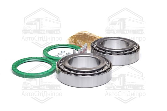 Р/к маточини МАЗ колеса заднього (підшипники DETALKA, сальник ПРЕМІУМ, мастило) (DETALKA)