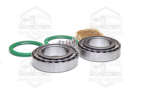 Р/к маточини МАЗ колеса заднього (підшипники DETALKA, сальник ПРЕМІУМ, мастило) (DETALKA)