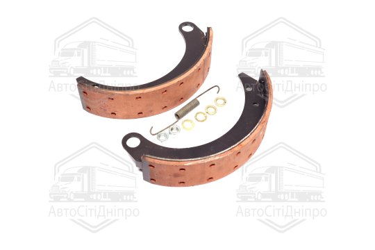 Колодка гальмівна ГАЗ 66 ззаду (к-кт 2 штуки на один барабан) (DETALKA)