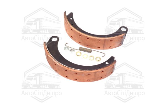 Колодка гальмівна ГАЗ 66 ззаду (к-кт 2 штуки на один барабан) (DETALKA)