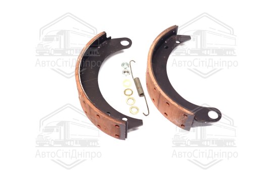 Колодка гальмівна ГАЗ 66 ззаду (к-кт 2 штуки на один барабан) (DETALKA)