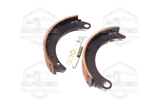 Колодка гальмівна ГАЗ 66 ззаду (к-кт 2 штуки на один барабан) (DETALKA)