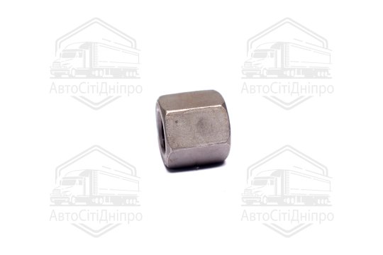 Гайка колеса КАМАЗ (М18х2, 5, H=27 мм, посилена, тефлонова) МІЦНІСТЬ 10.9 (DETALKA)