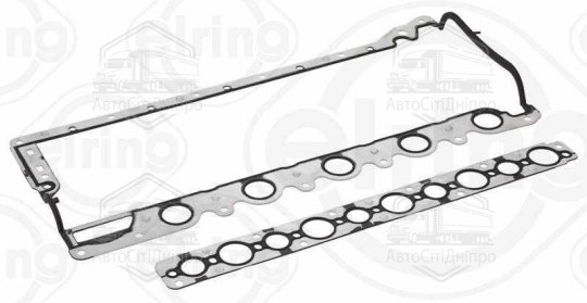 Комплект прокладок, кришка головки блоку циліндрів VOLVO 2,4 TDI № двигуна з: 76470 (вир-во Elring)