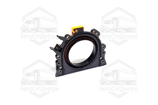 Сальник двигуна задній з корпусом VAG 1,2/1,4TSI 85X131/152X17.25 PTFE/ACM (вир-во Elring)