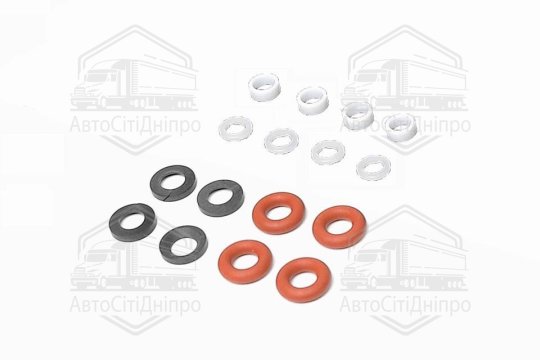 Комплект ущільнювальних кілець, інжекторна форсунка MAZDA 2,0/2,5 16V 12- (вир-во Elring)
