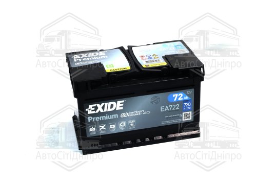 Акумулятор 72Ah-12v Exide PREMIUM (278х175х175), R, EN720