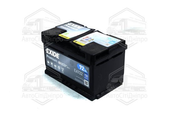 Акумулятор 72Ah-12v Exide PREMIUM (278х175х175), R, EN720