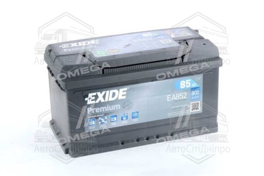 Акумулятор 85Ah-12v Exide PREMIUM (315х175х175), R, EN800