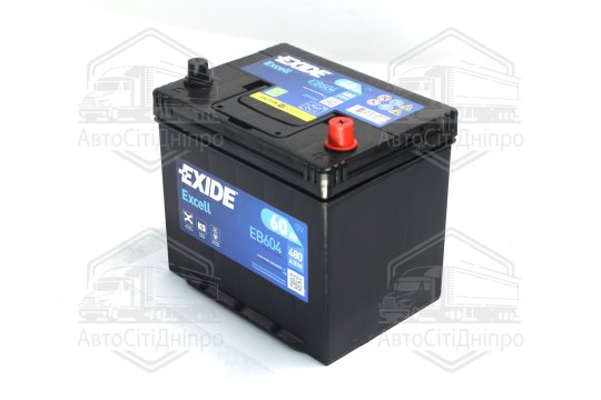 Акумулятор 60Ah-12v Exide EXCELL (230х172х220), R, EN480 Азія