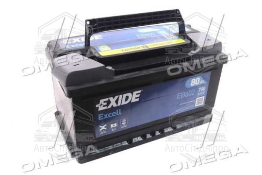 Акумулятор 80Ah-12v Exide EXCELL (315х175х175), R, EN700