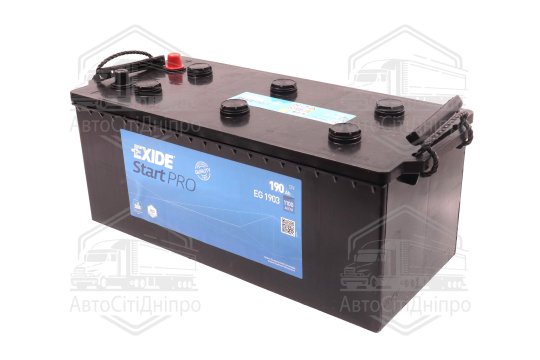 Акумулятор 190Ah-12v Exide Start PRO (513х223х223),полярність зворотна (3),EN1100