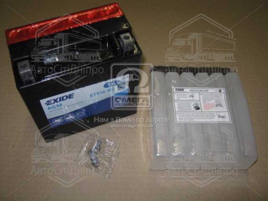 Акумулятор 14Ah-12v Exide (ETX16-BS) (150х87х161) L, EN215