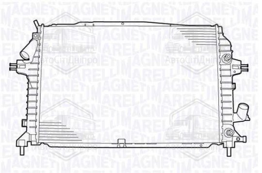 Водяной насос (вир-во Magneti Marelli кор.код. WPQ1186)