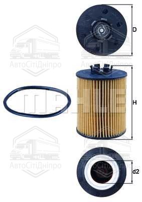Фільтр масляний двигуна PORSCHE CAYENNE I 4.5 V8 02-07 (вир-во KNECHT-MAHLE)