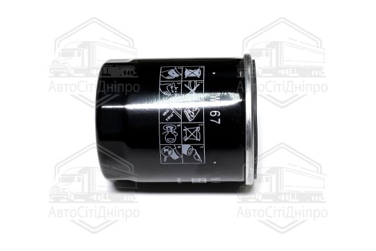 Фільтр масляний двигуна MITSUBISHI COLT VI, LANCER VIII 1.1-1.5 04- (вир-во MANN)