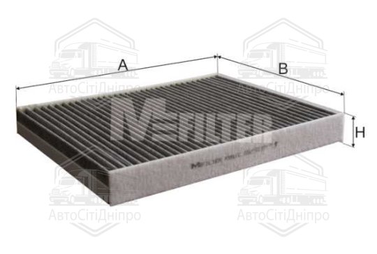 Фільтр салону вугільний VW T5 (вир-во M-FILTER)