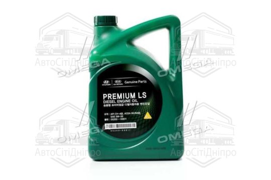 Олива моторна HYUNDAI PREMIUM LS DIESEL SAE 5W-30 CH-4 (6л)