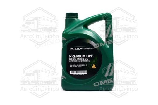 Олива моторна HYUNDAI PREMIUM DPF 5W-30 C3 (6л)