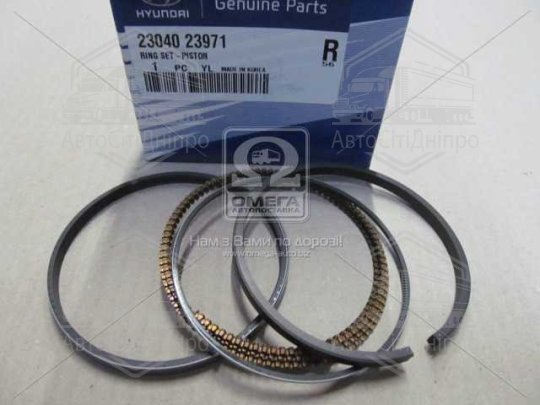 Кільця поршневі (0,25) HYUNDAI/KIA ELANTRA, i30/i30CW, TRAJET, TUCSON, CEED, CERATO(вир-во Mobis)