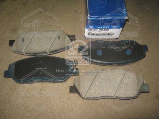 Колодки гальмівні передні дискові Hyundai Santa Fe 06- (вир-во Mobis)