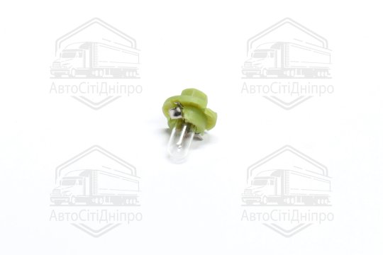 Лампа розжарювання BAX 1,3W 12V BX8,4d OLIVE GREEN (вир-во Narva)