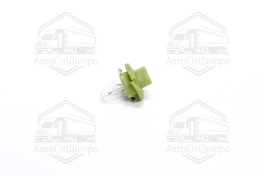 Лампа розжарювання BAX 1,3W 12V BX8,4d OLIVE GREEN (вир-во Narva)