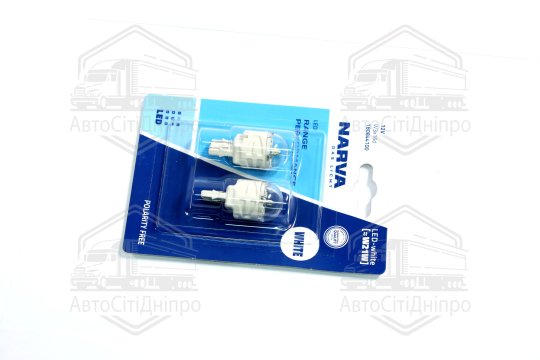 Лампа світлодіодна W21W white LED Range Performance 2,2W W3x16d (блістер 2шт) (вир-во Narva)