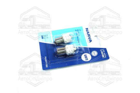 Лампа світлодіодна P21W white LED Range Performance 2,2W BA15S (блістер 2шт) (вир-во Narva)