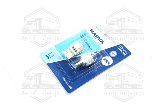 Лампа світлодіодна W21/5W white LED Range Performance 2.4/0.48W W3x16q (блістер 2шт) (вир-во Narva)