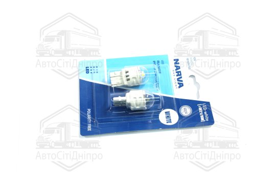 Лампа світлодіодна W21/5W white LED Range Performance 2.4/0.48W W3x16q (блістер 2шт) (вир-во Narva)