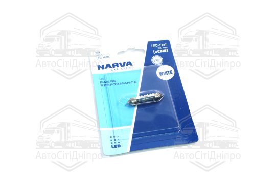 Лампа світлодіодна LED FESTOON С5W Range Performance 0,6W SV8.5 (38мм) (вир-во Narva)