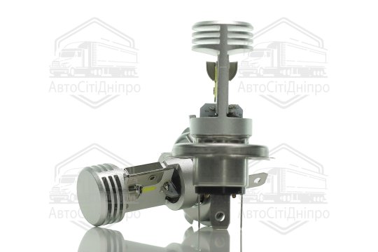 Лампа світлодіодна LED H4 Cool White 6500К 12V (комплект 2 шт.) (вир-во Neolux)