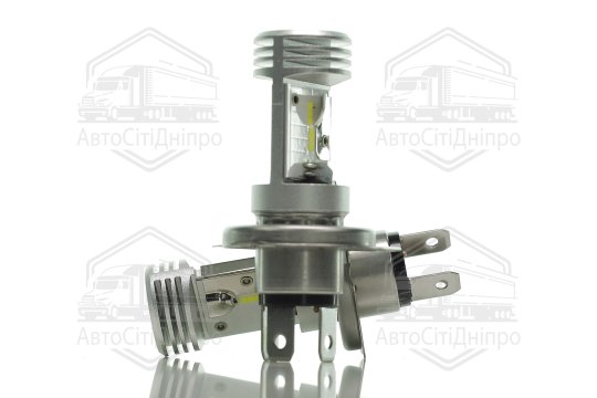 Лампа світлодіодна LED H4 Cool White 6500К 12V (комплект 2 шт.) (вир-во Neolux)