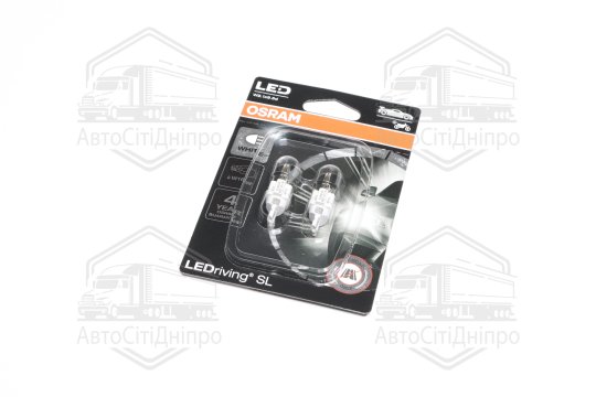 Лампа світлодіодна W16W LED 12V 2W W2,1x9,5d LEDriving SL (Blistrer 2шт) (вир-во OSRAM)