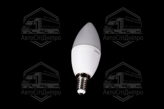 Світлодіодна лампа B60, 6,5W,3000k, 560lm, E14, 220V (вир-во OSRAM)
