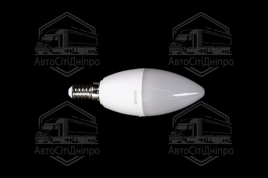 Світлодіодна лампа B60, 6,5W,3000k, 560lm, E14, 220V (вир-во OSRAM)