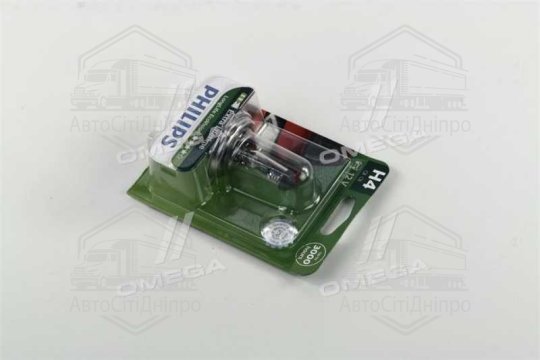 Лампа розжарювання H4 12V 60/55W P43t-38 LongerLife Ecovision 1шт blister (вир-во Philips)