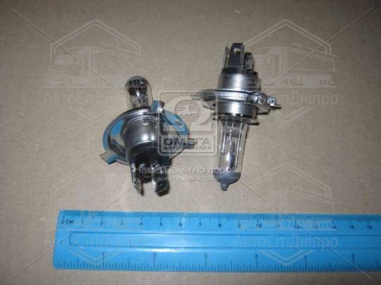 Лампа розжарювання H4 12V 60/55W P43t-38 Vision +30 (2шт. комп.) (вир-во Philips)