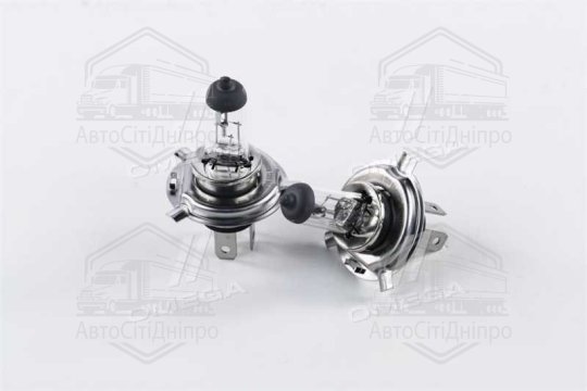 Лампа розжарювання H4 12V 60/55W P43t-38 Vision +30 (2шт. комп.) (вир-во Philips)