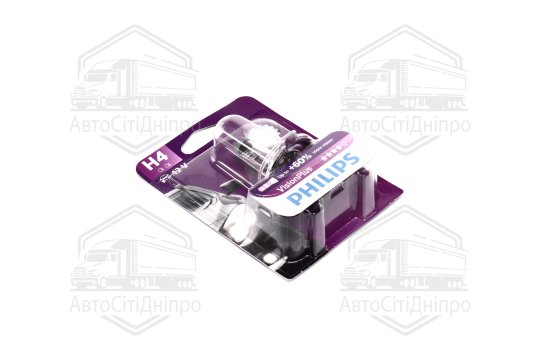 Лампа розжарювання H4VisionPlus12V 60/55W P43t-38 (вир-во Philips)