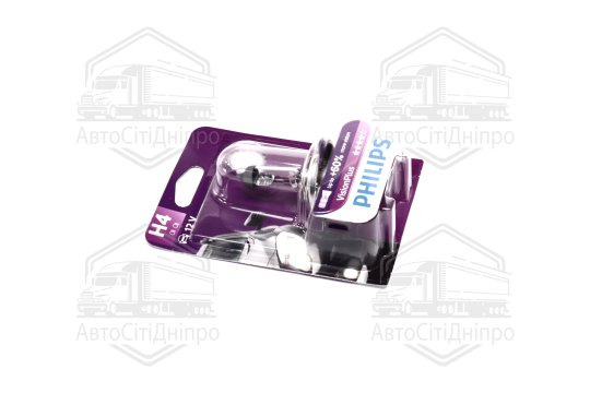 Лампа розжарювання H4VisionPlus12V 60/55W P43t-38 (вир-во Philips)
