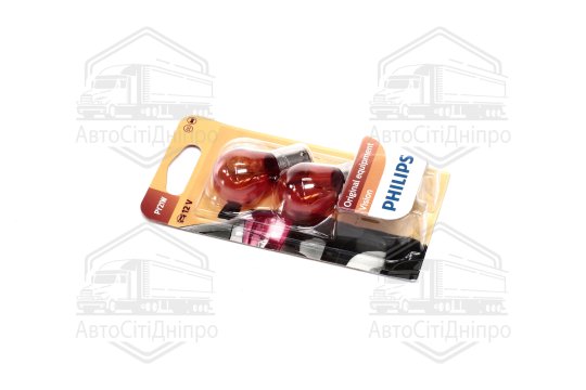 Лампа розжарювання PY21W 12V 21W BAU15s 2шт blister (вир-во Philips)