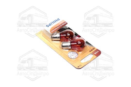 Лампа розжарювання PY21W 12V 21W BAU15s 2шт blister (вир-во Philips)