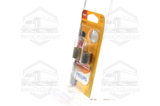 Лампа розжарювання R10W 12V 10W BA15s 2шт blister (вир-во Philips)
