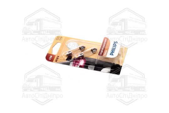 Лампа розжарювання C5W 12V SV8,5 3200К 2шт blister (вир-во Philips)