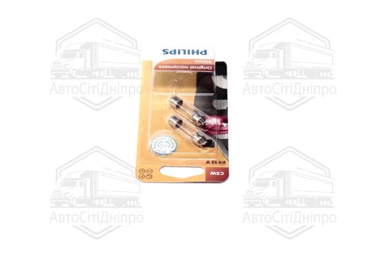 Лампа розжарювання C5W 12V SV8,5 3200К 2шт blister (вир-во Philips)