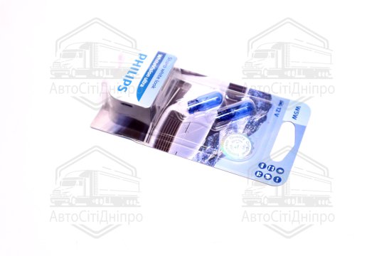 Лампа розжарювання W5W WhiteVision ultra 12V 5W W2, 1x9, 5d (+60) (3300K) 2шт. blister (вир-во Phili